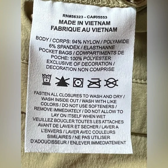 Nike Tech Men's Oversized fit straight leg stacked Pants Beige large HM7158-297